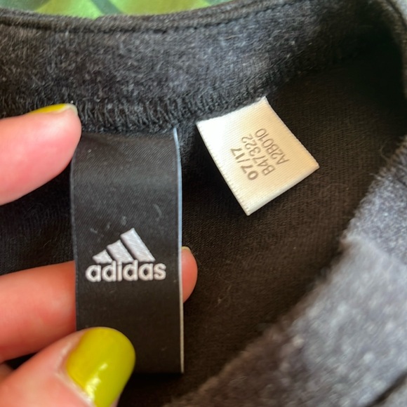 Adidas Sweatshirt Athleisure with side zippers - heather black - Picture 5 of 7